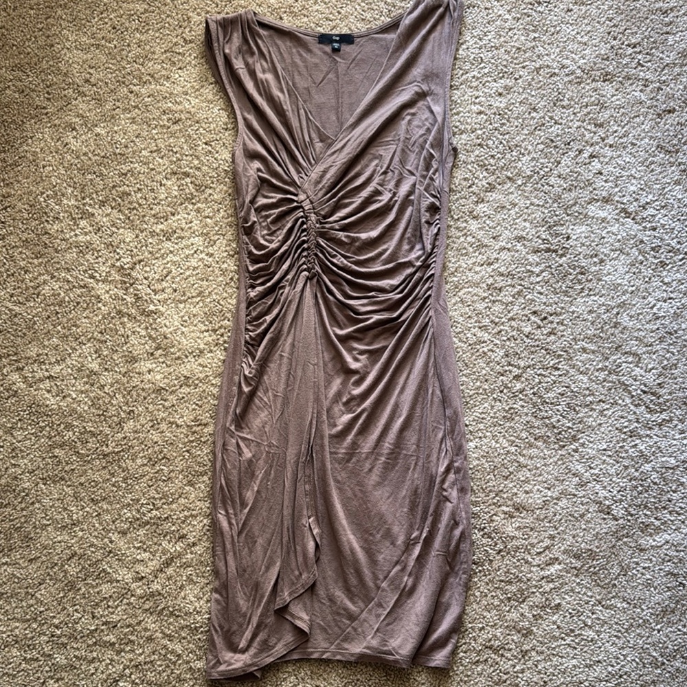 GAP Asymmetrical Brown Dress